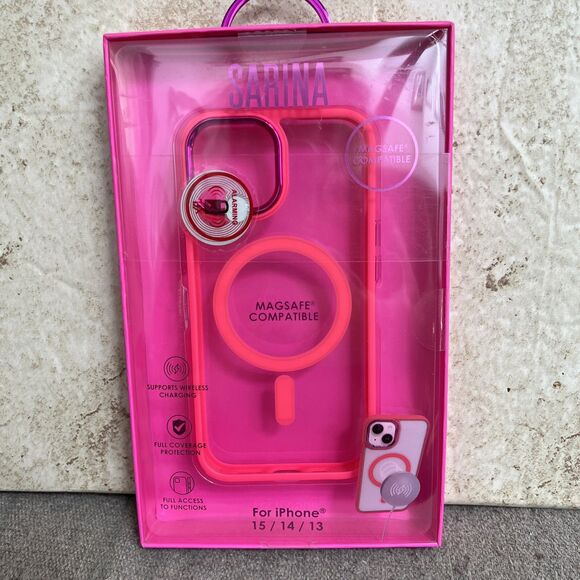 SARINA IPHONE COMPATIBLE CASE For iPhone 15/14/13 MAGSAFE compatible - Picture 1 of 5